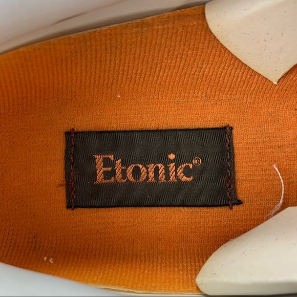 Nike Etonic Men’s Golf Shoes Vtg White Sz 9 - Picture 10 of 15